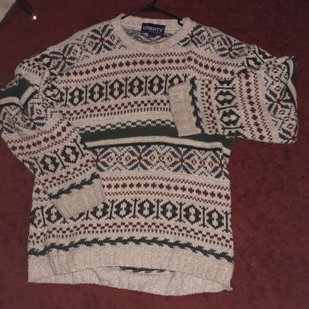 Patterned sweater